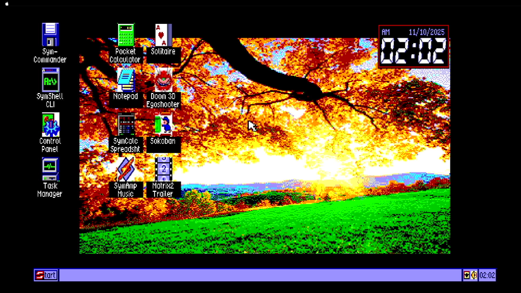SymbOS desktop